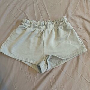 SHEIN Light Blue Shorts with Elastic Waistband